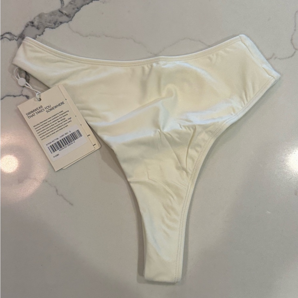 Monday Swimwear - Byron Bikini Bottom - Ivory